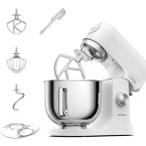 Robot de bucatarie KENWOOD kMiX KMX751AWH, 1000 W, vas inox 5 l, 6 trepte viteza, 3 accesorii patiserie, functie amestecare delicata, functie pornire