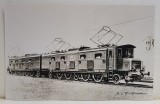 LOCOMOTIVA ELECTRICA FABRICATA IN ELVETIA , FABRICA WINTERTHUR , FOTOGRAFIE TIP CARTE POSTALA , INTERBELICA