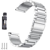 Curea din metal, compatibila Huawei Watch GT 3 42mm, VD Very Dream&reg;, telescoape QR, Silver