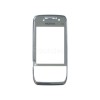 Carcasa Fata Nokia E66 Originala, Alb Steel, Geam Display