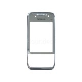 Nokia E66 Frontcover White Steel