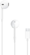 Casti EarPods (USB-C) White &amp;quot;MTJY3&amp;quot; (timbru verde 0.18 lei) foto