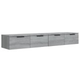 Dulapuri perete, 2 buc., gri sonoma, 68x30x20 cm lemn prelucrat