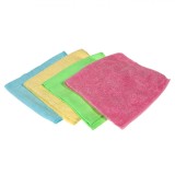 Set Lavete Microfibre, 35x35 cm, Multicolor, 4 Bucăți, Oem