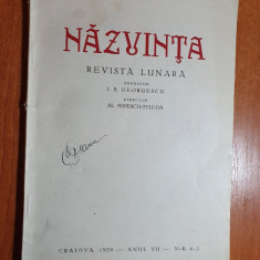 revista nazuinta nr.6-7/1929-art. poezia lui eminescu si eminescu in italieneste