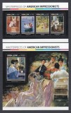 Sierra Leone 2017 - Pictura - IMPRESIONISTI AMERICANI - BL+KB - MNH, Nestampilat