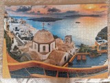 Puzzle Trefl 1000 piese Santorini ideal tablou sau decor, TREFL 100P