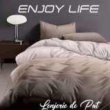 Lenjerie de pat finet ,,enjoy life luna