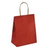 Punga Cadou Kraft Rosie Buline Maro 18x10x23cm - Sacosa Cadou Hartie Eco, Design Elegant, Diverse Ocazii