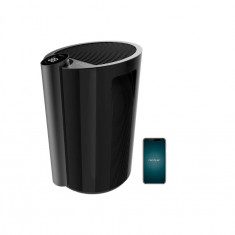 Dezumidificator Cecotec cu cronometru BigDry 9000 Professional negru 320 W, Dezumidifica 20L zi, Rezervor detasabil de 4,5 litri, Control Wi-Fi, Ecran