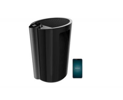 Dezumidificator Cecotec cu cronometru BigDry 9000 Professional negru 320 W, Dezumidifica 20L zi, Rezervor detasabil de 4,5 litri, Control Wi-Fi, Ecran foto