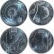 SV * Moldova 5 - 10 - 25 - 50 BANI 2017 - 2018 - 2008 - 1 LEU - 2 LEI 2018 * UNC