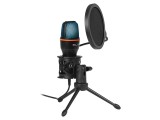 Microfon de studio cu trepied, Blow, &amp;gt;60dB, 110 g, 20HZ - 20kHz, Negru