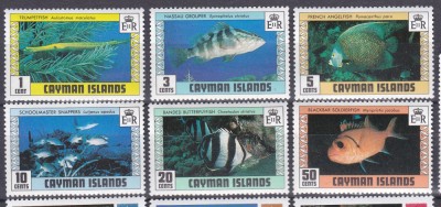 DB1 Avioane Elicoptere Aeroport 1979 Cayman Ins. 6 v. MNH foto