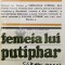 Femeia lui Putiphar - Adrian Fochi ($T45)