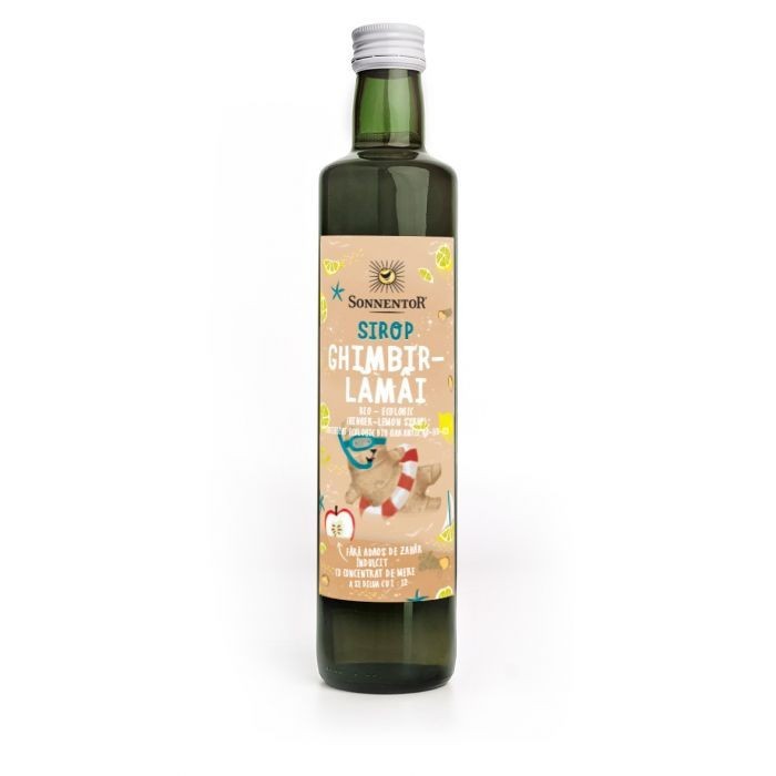 Sirop Ghimbir si Lamai (Fara adaos de Zahar) 500ml Sonenntor