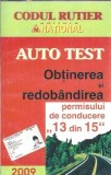 Auto Test - Obtinerea si redobandirea permisului de conducere "13 din 15"