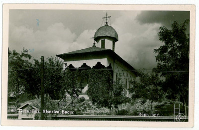2070 - BUCURESTI, Biserica BUCUR, Romania - old postcard - real FOTO - unused foto