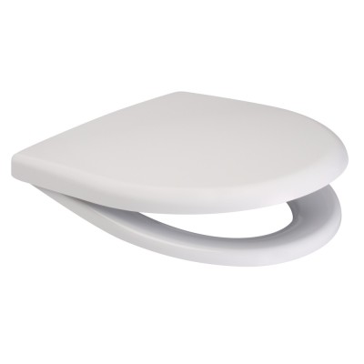Capac WC din duroplast, Cersanit Delfi K98-0001, alb, inchidere standard foto