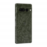 Cumpara ieftin Set Doua Folii Skin Acoperire 360 Compatibile cu Google Pixel 7 Pro Wrap Skin Texture Camo Shadow Green, Verde, Oem