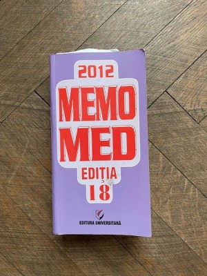 Dumitru Dobrescu - Memomed 2012 (volumul 1) Memorator de farmacologie alopata foto