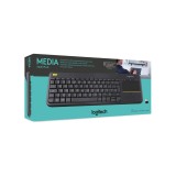 Tastatura Logitech Wireless Touch K400 Plus Black PC