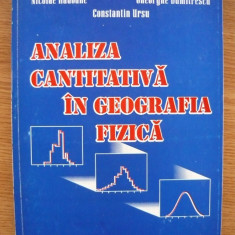 RADOANE / ICHIM / URSU / s.a. - ANALIZA CANTITATIVA IN GEOGRAFIA FIZICA - 1996