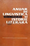 Anuar de lingvistica si istorie literara, tomul XXX-XXXI, 1985-1987 - 1987 (D144)