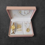 Set bijuterii pentru damă 5 piese aurii piese, Oem