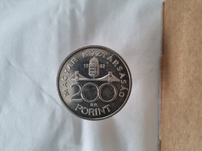 UNGARIA 200 FORINT 1992 AG foto