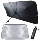 Parasolar Auto Pliabil Tip Umbrela Parbriz 130x76cm Protectie UV Izolare Termica Universal