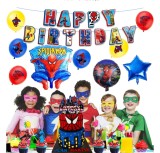 Set Decoratiuni Petrecere Copii Spiderman, 37 Piese - Baloane Aniversare