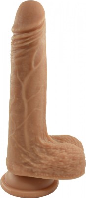 Dildo Realist Tobias, Silicon Premium, Natural, 19 cm foto