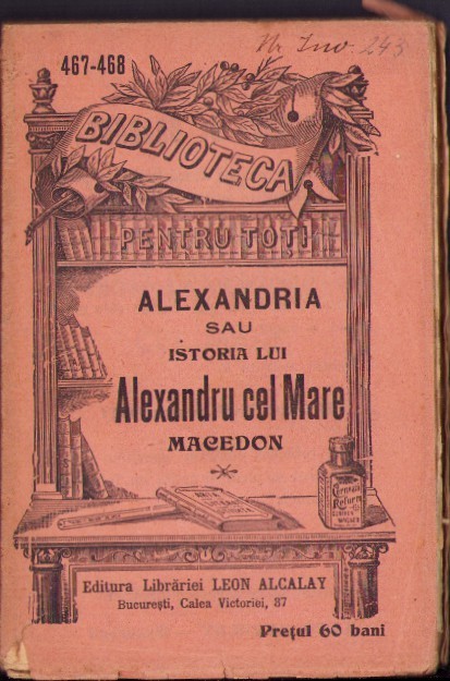 C4260N Alexandria sau istoria lui Alexandru Macedon, Biblioteca pentru toți