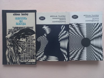ALDOUS HUXLEY - GENIUL SI ZEITA + PUNCT. CONTRAPUNCT [ VOL. 1 + VOL. 2] foto