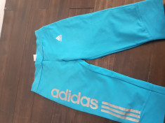 Pantaloni sh trei sferturi adidas albastrii marimea Xs foto