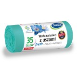 Saci menaj parfumati cu urechi 35 litri Stella, 24 bucati/rola