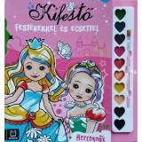 Kifestő fest&eacute;kekkel &eacute;s ecsettel - Hercegnők
