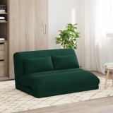 vidaXL Scaun de podea Verde &icirc;nchis 110 x 82 x 55 cm Catifea 42028212