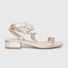 Answear Lab sandale femei, culoarea argintiu