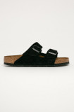 Cumpara ieftin Birkenstock papuci din piele Arizona bărbați, culoarea negru