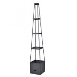 Ghiveci pentru rosii Strend Pro Herrison FP8018, 25x25x150 cm, maro