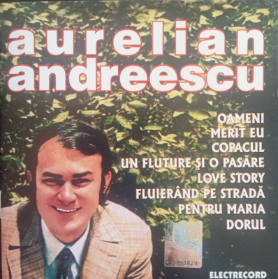 CD Aurelian Andreescu Electrecord Oameni Copacul foto