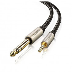 UGREEN Cablu audio Jack 3.5mm Male la 6.35mm Male-Lungime 2 Metri