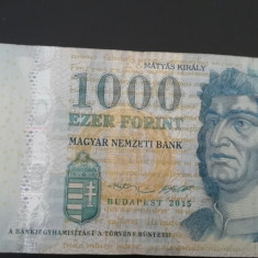 M1 - Bancnota foarte veche - Ungaria - 1 000 forint - 2015