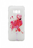 Cumpara ieftin Husa Silicon Samsung Galaxy Samsung S8+ g955 Clear Matte Flamingo Bird Sep