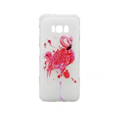 Husa Silicon Samsung Galaxy Samsung S8+ g955 Clear Matte Flamingo Bird Sep