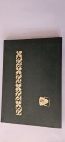 CLASOR CU TIMBRE , 24 X 17 CM ARE 7 PAGINI/14 FILE , CATEVA PAGINI CU TIMBRE