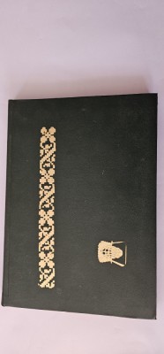 CLASOR CU TIMBRE , 24 X 17 CM ARE 7 PAGINI/14 FILE , CATEVA PAGINI CU TIMBRE foto