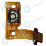 HTC Windows Phone 8X Buton conector flexibil cablu, piesa de schimb neagra 50H20487-49M-A 2012-08-06